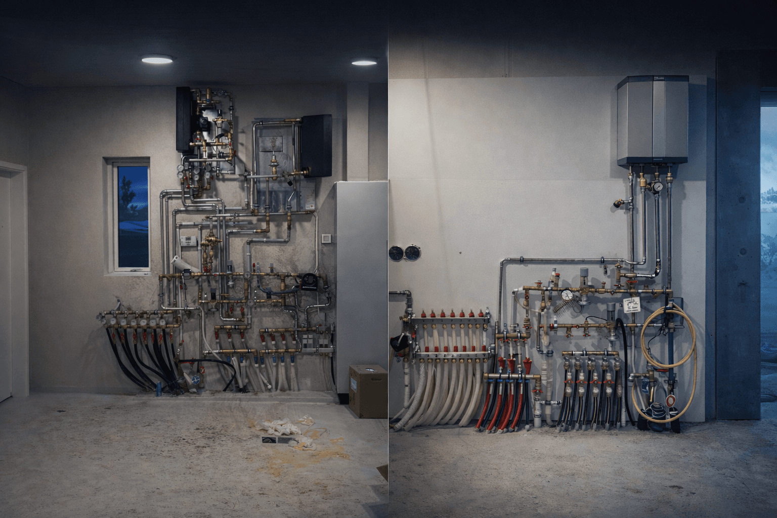 Varmi pípulagnir – hero banner með nútímalegu, björtu rými.