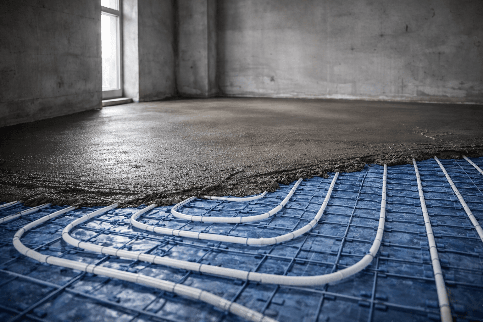 Lokafrágangur: dreifigrind uppsett og kerfi tilbúið til prófana.